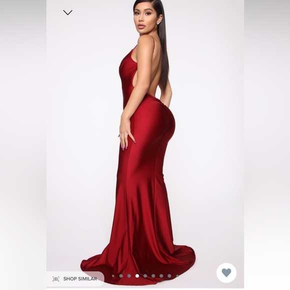 LIME GREEN BACKLESS DRESS - Picture 2 of 4